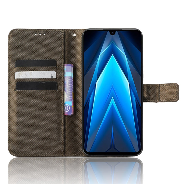 For Tecno Pova 4 Pro Diamond Texture Leather Phone Case