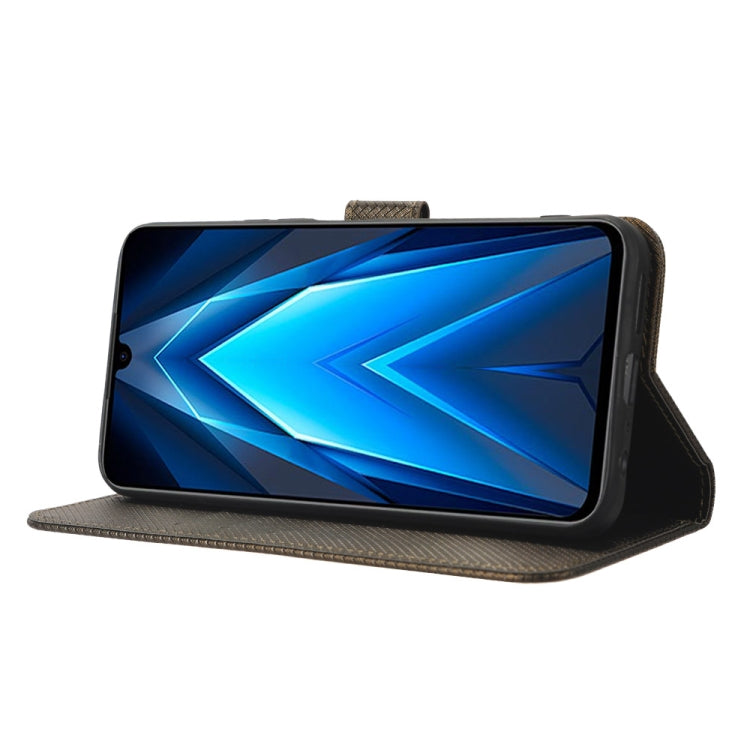 For Tecno Pova 4 Pro Diamond Texture Leather Phone Case