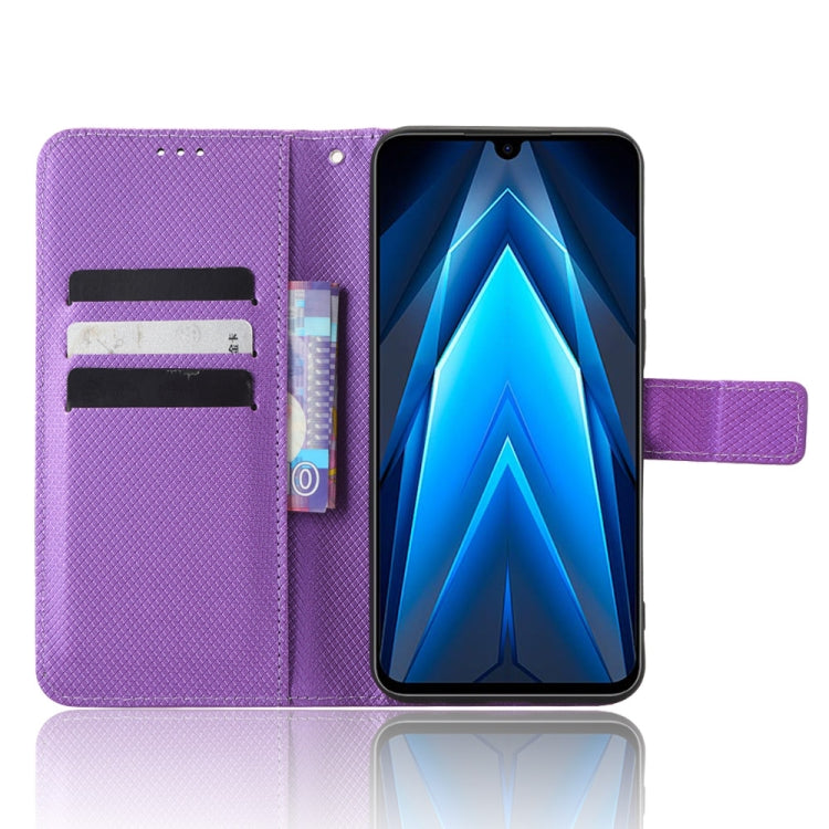 For Tecno Pova 4 Pro Diamond Texture Leather Phone Case