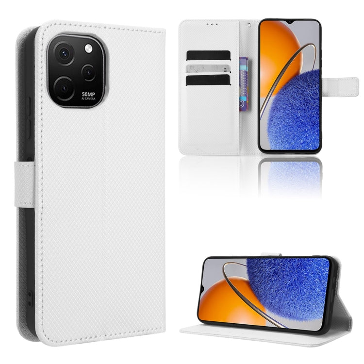 For Huawei nova Y61 Diamond Texture Leather Phone Case