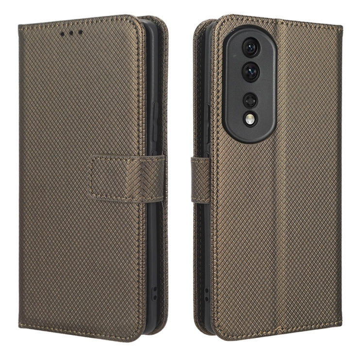 For Honor 80 Pro 5G Diamond Texture Leather Phone Case