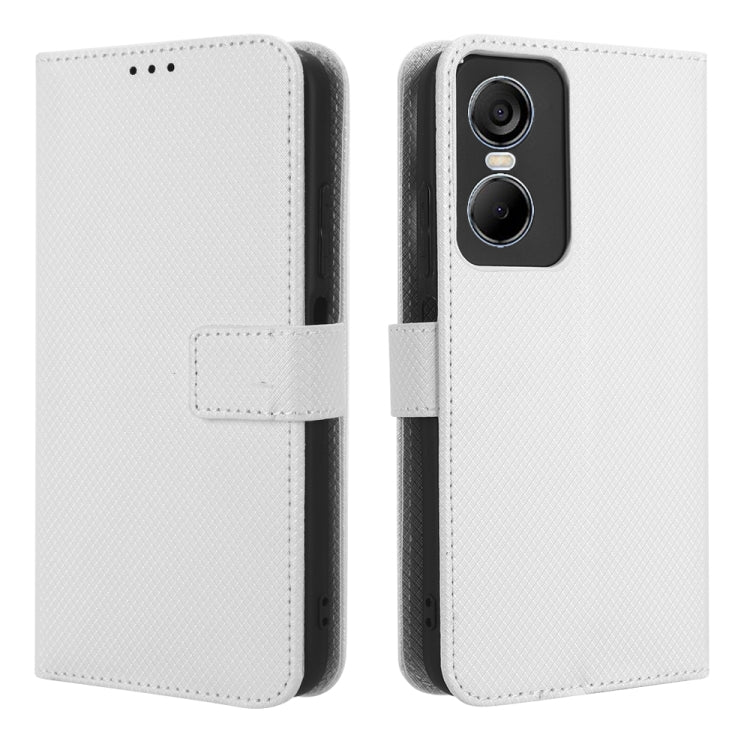 For Tecno Pop 6 Pro BE8 Diamond Texture Leather Phone Case