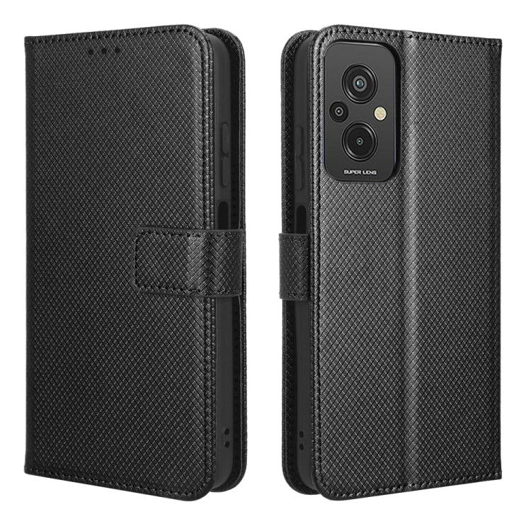For Xiaomi Redmi 11 Prime 4G Diamond Texture Leather Phone Case