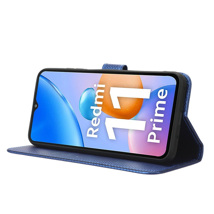 For Xiaomi Redmi 11 Prime 4G Diamond Texture Leather Phone Case