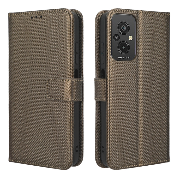 For Xiaomi Redmi 11 Prime 4G Diamond Texture Leather Phone Case