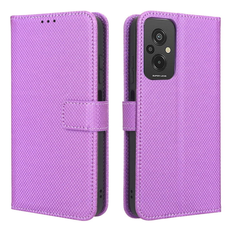 For Xiaomi Redmi 11 Prime 4G Diamond Texture Leather Phone Case