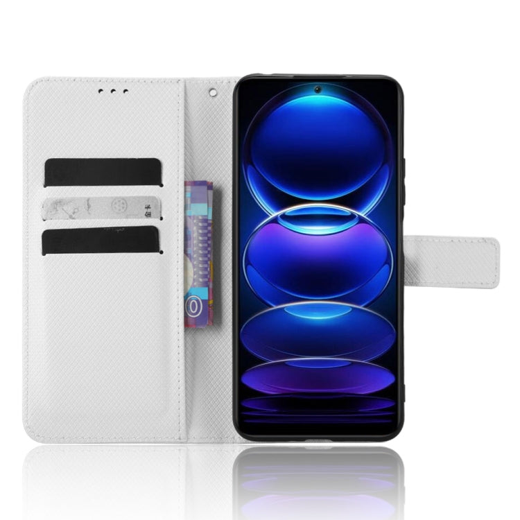 For Xiaomi Redmi Note 12 China Diamond Texture Leather Phone Case