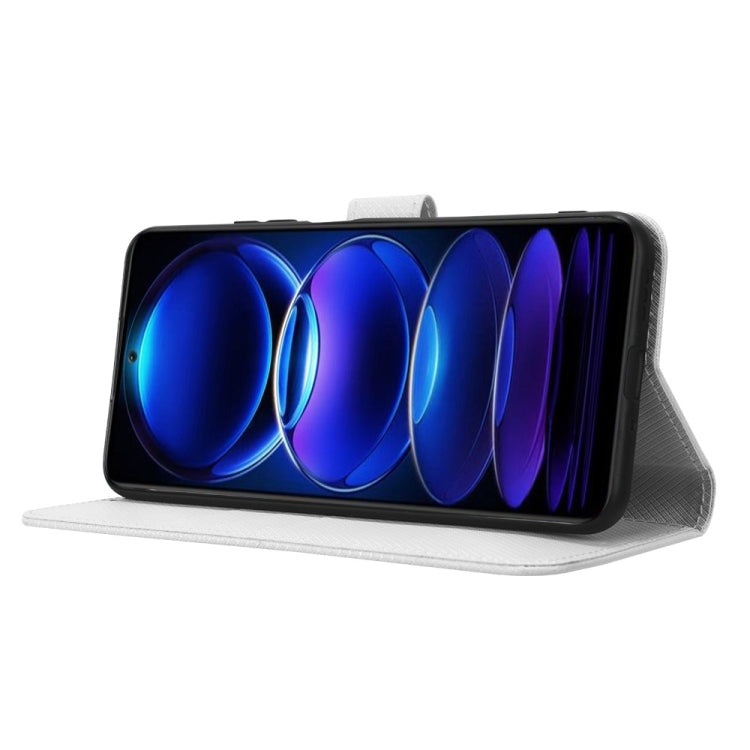 For Xiaomi Redmi Note 12 China Diamond Texture Leather Phone Case