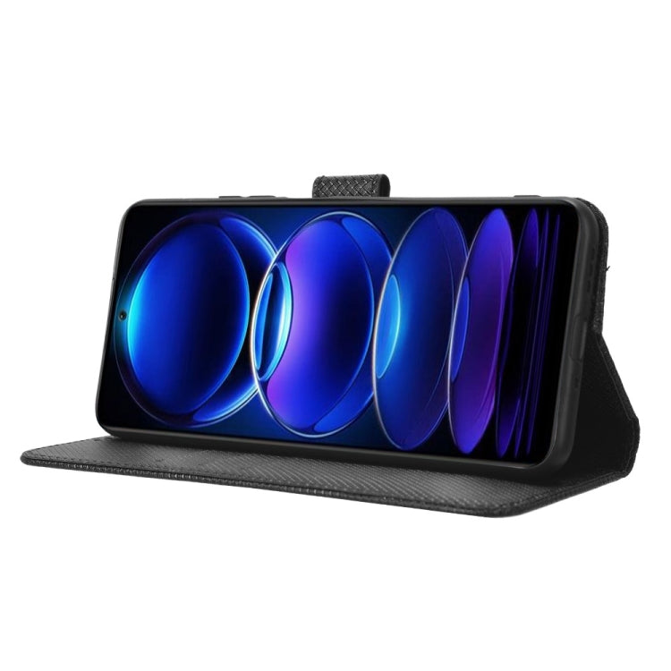 For Xiaomi Redmi Note 12 China Diamond Texture Leather Phone Case