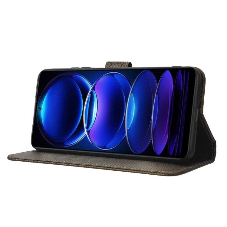 For Xiaomi Redmi Note 12 China Diamond Texture Leather Phone Case