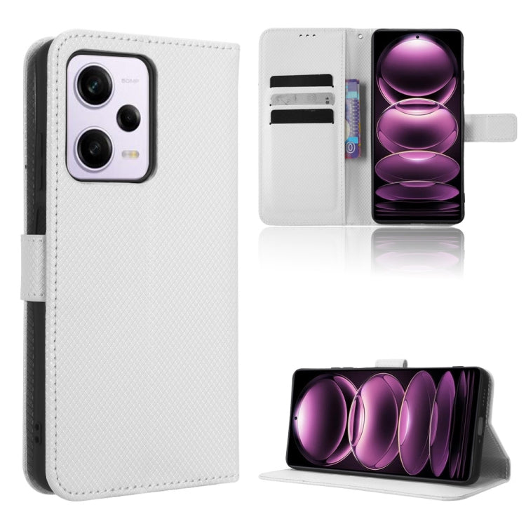 For Xiaomi Redmi Note 12 Pro+ China Diamond Texture Leather Phone Case