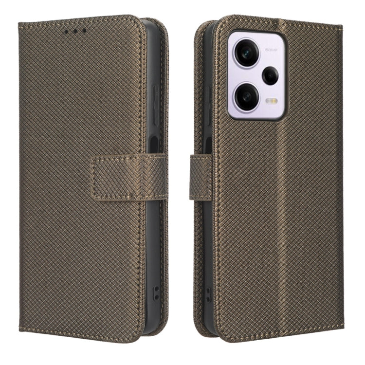 For Xiaomi Redmi Note 12 Pro+ China Diamond Texture Leather Phone Case