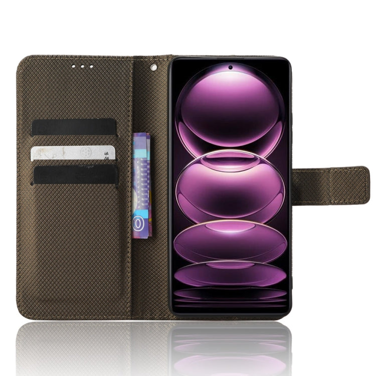 For Xiaomi Redmi Note 12 Pro+ China Diamond Texture Leather Phone Case