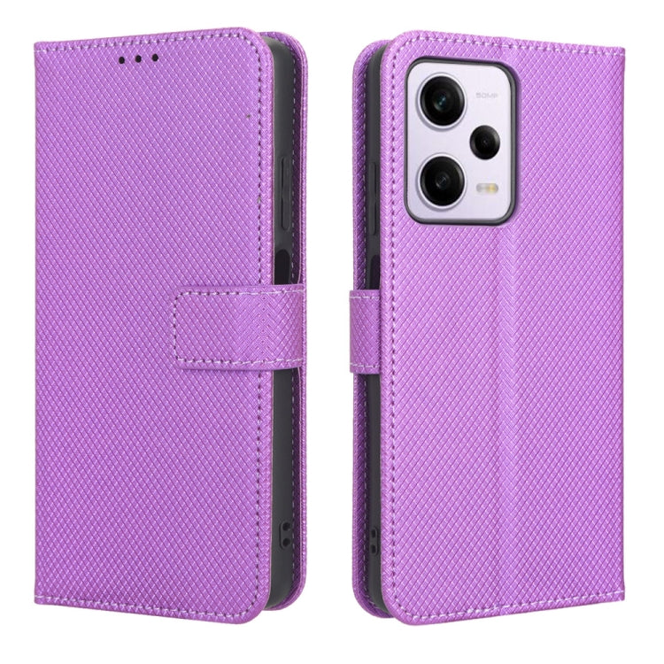 For Xiaomi Redmi Note 12 Pro+ China Diamond Texture Leather Phone Case