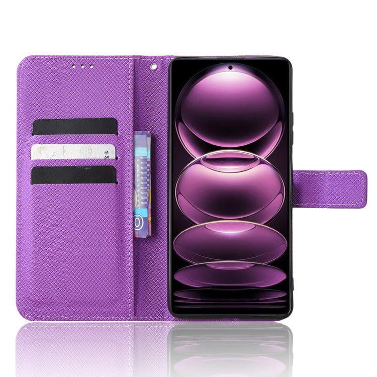 For Xiaomi Redmi Note 12 Pro+ China Diamond Texture Leather Phone Case