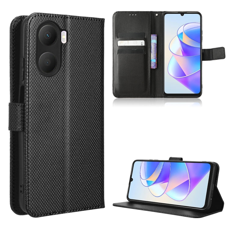 For Honor Play 40 Plus Diamond Texture Leather Phone Case