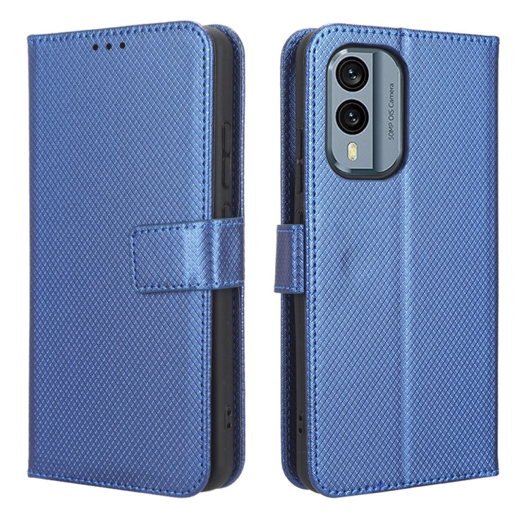 For Nokia X30 5G Diamond Texture Leather Phone Case