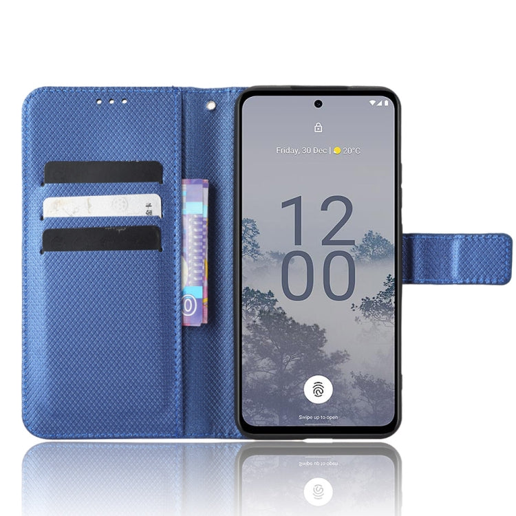 For Nokia X30 5G Diamond Texture Leather Phone Case