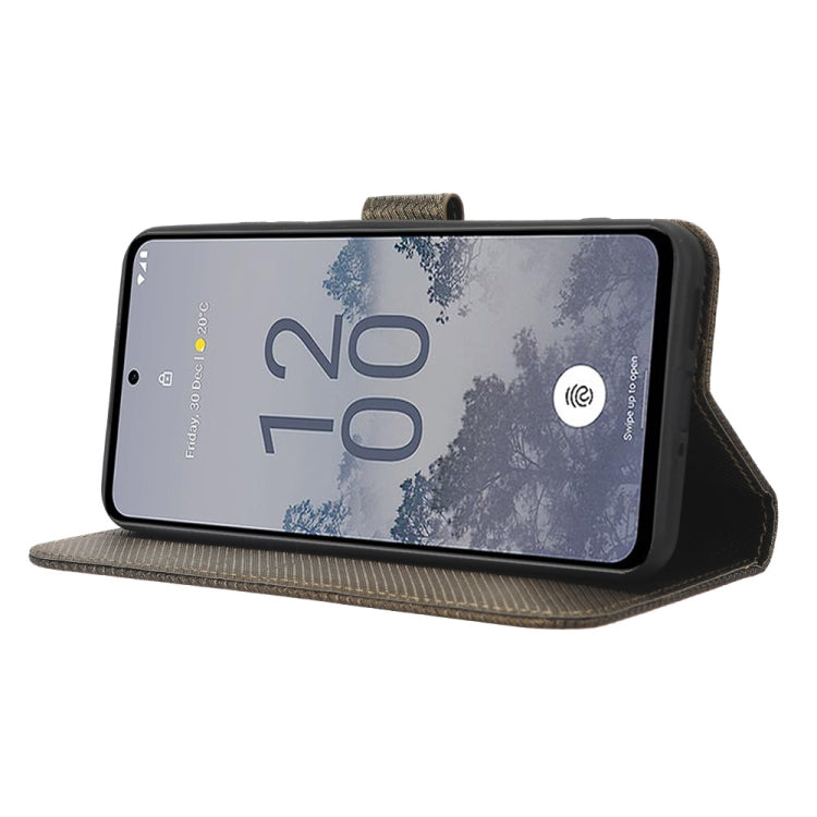 For Nokia X30 5G Diamond Texture Leather Phone Case