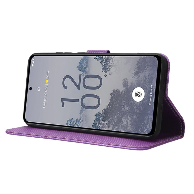 For Nokia X30 5G Diamond Texture Leather Phone Case