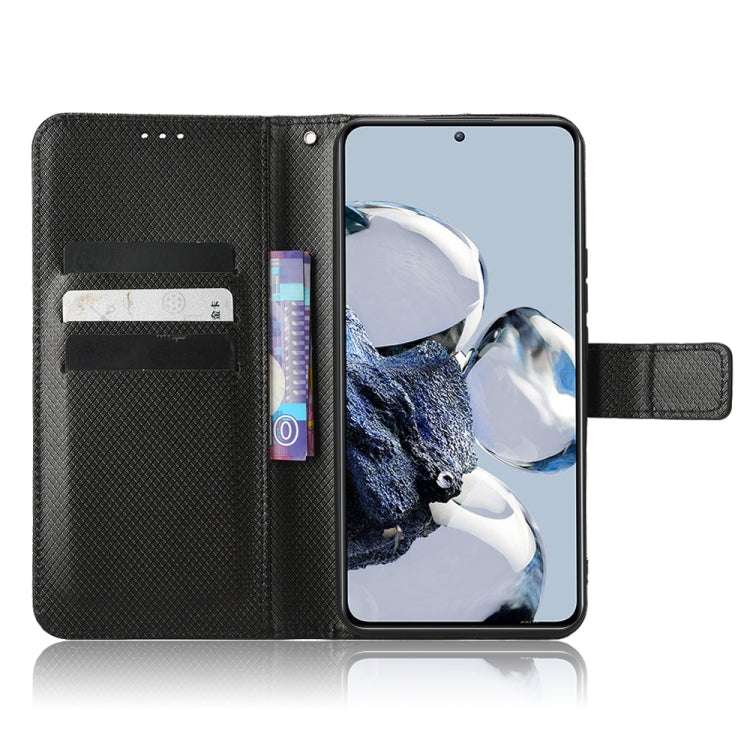 For Xiaomi 12T Pro Diamond Texture Leather Phone Case