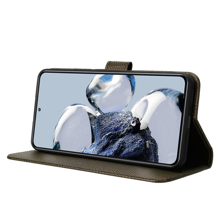 For Xiaomi 12T Pro Diamond Texture Leather Phone Case