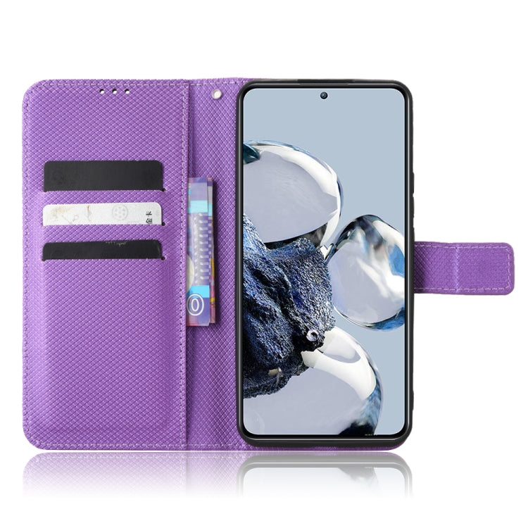 For Xiaomi 12T Pro Diamond Texture Leather Phone Case