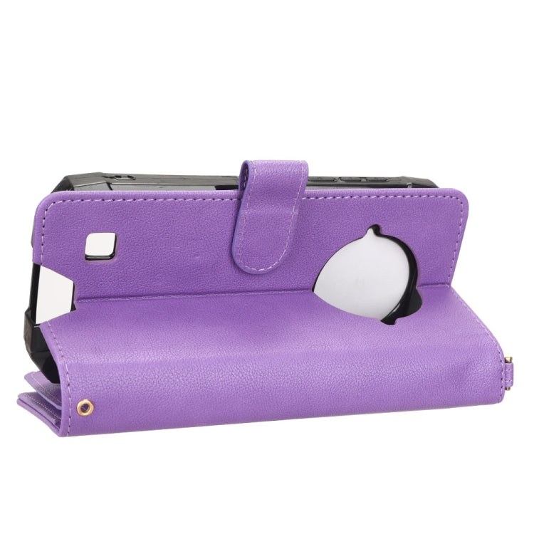 For Doogee S96 Pro Litchi Texture Zipper Leather Phone Case