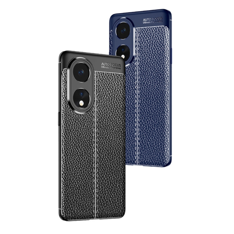 For OPPO A1 Pro Litchi Texture Shockproof TPU Phone Case