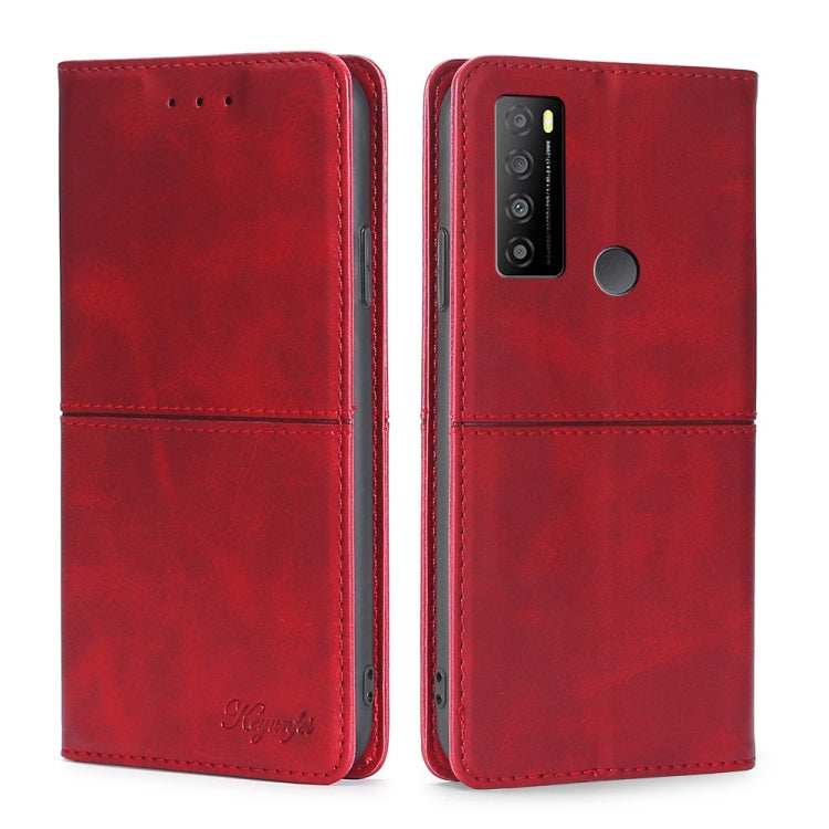 For TCL 30XL 2022 Cow Texture Magnetic Horizontal Flip Leather Phone Case