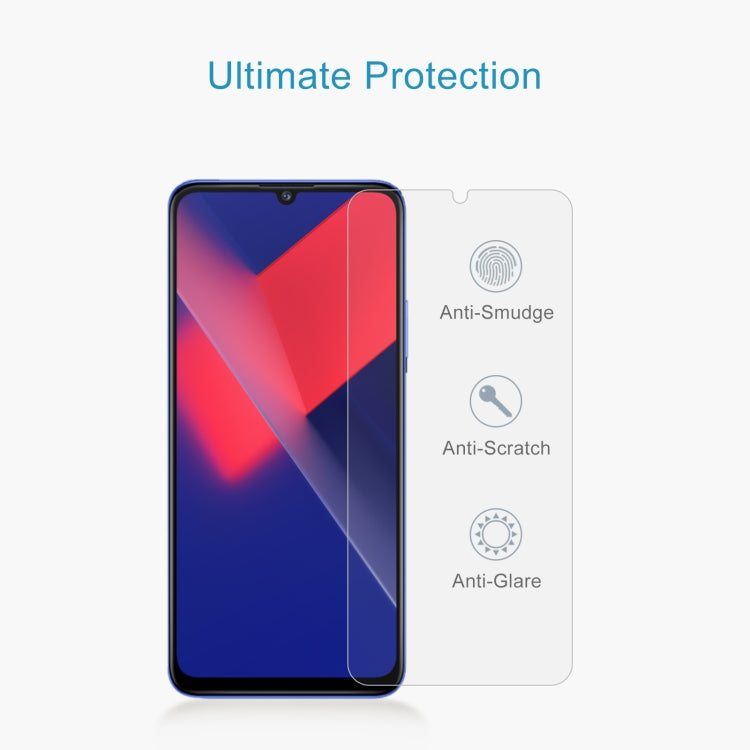 For Wiko 10 10pcs 0.26mm 9H 2.5D Tempered Glass Film