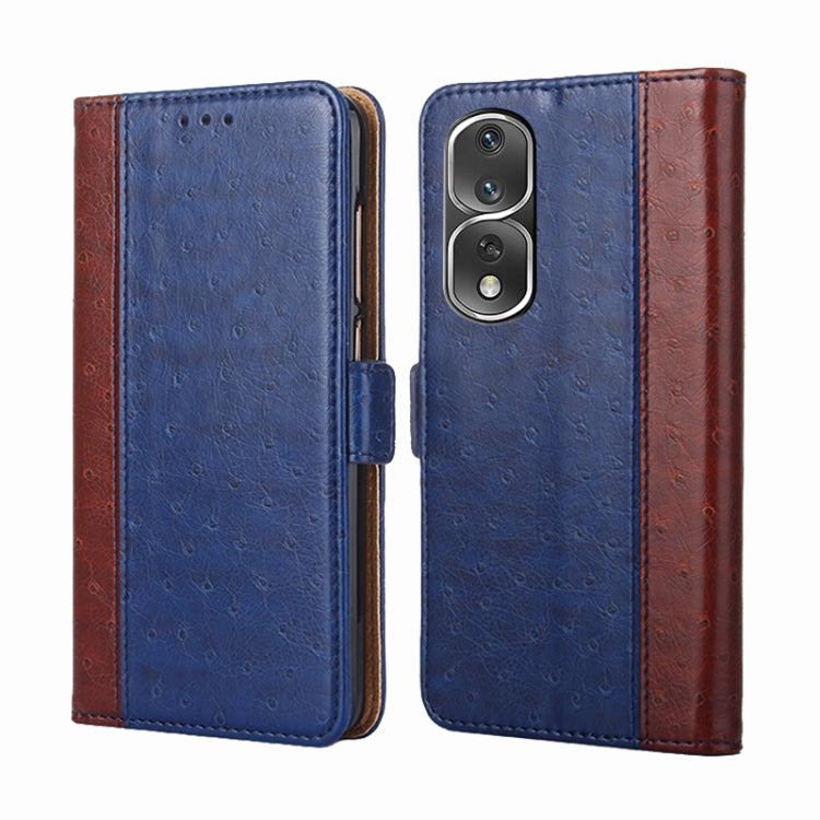 For Honor 80 Pro Ostrich Texture Flip Leather Phone Case