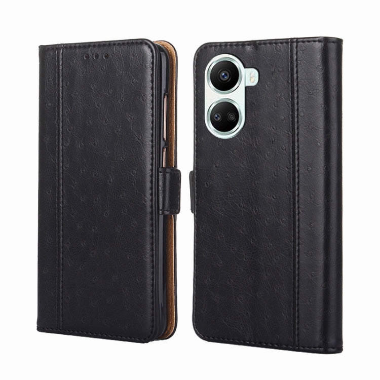 For Huawei nova 10 SE Ostrich Texture Flip Leather Phone Case