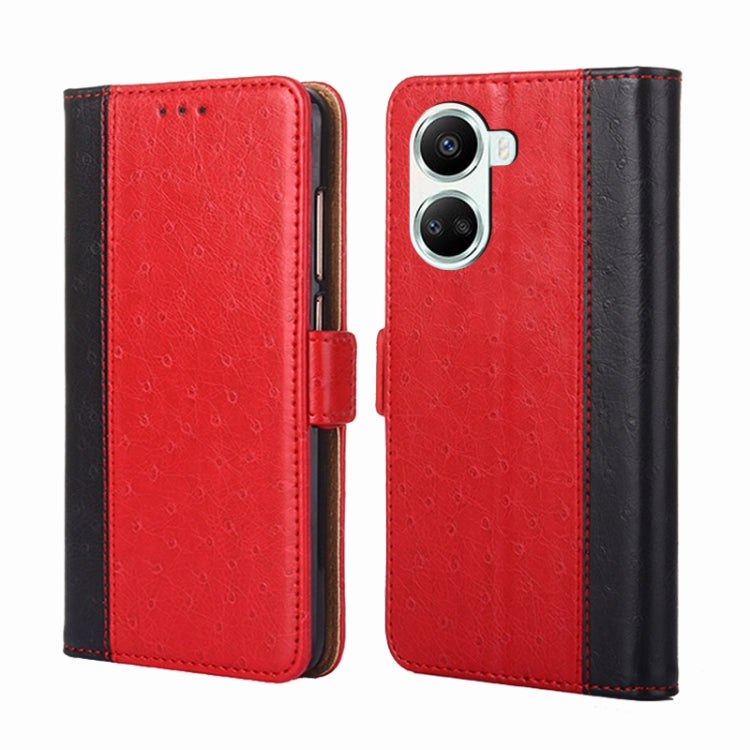 For Huawei nova 10 SE Ostrich Texture Flip Leather Phone Case