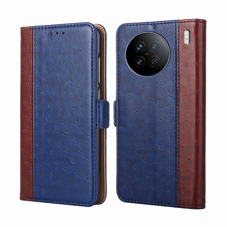 For vivo X90 Ostrich Texture Flip Leather Phone Case