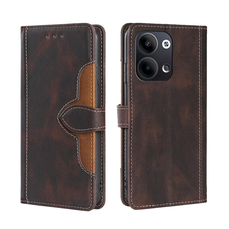 For OPPO Reno9 5G / Reno9 Pro 5G Skin Feel Magnetic Buckle Leather Phone Case