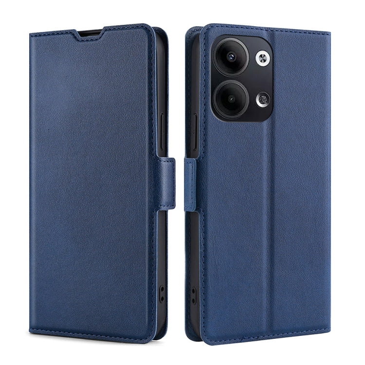 For OPPO Reno9 5G / Reno9 Pro 5G Ultra-thin Voltage Side Buckle Horizontal Flip Leather Phone Case