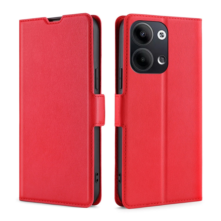 For OPPO Reno9 5G / Reno9 Pro 5G Ultra-thin Voltage Side Buckle Horizontal Flip Leather Phone Case