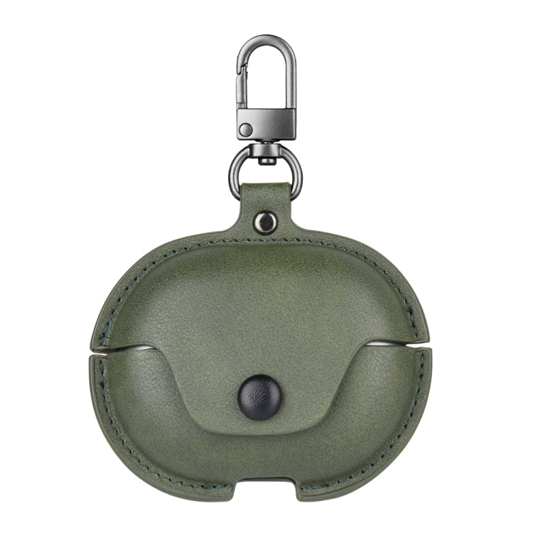 For Huawei FreeBuds Pro 2 Business Leather Earphone Protective Case with Hook