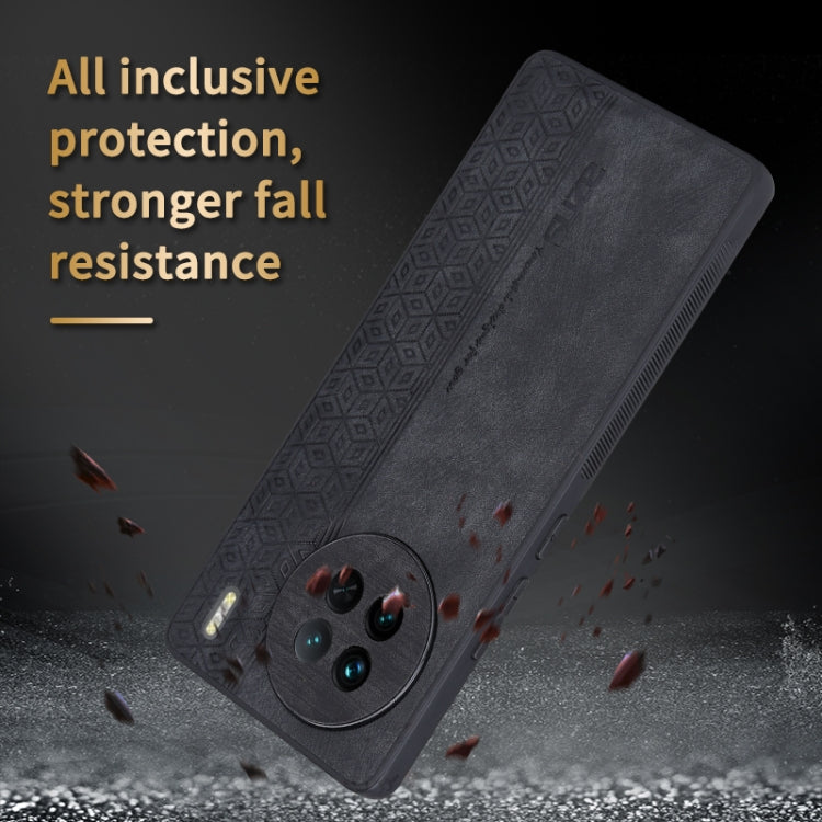 For vivo X90 AZNS 3D Embossed Skin Feel Phone Case