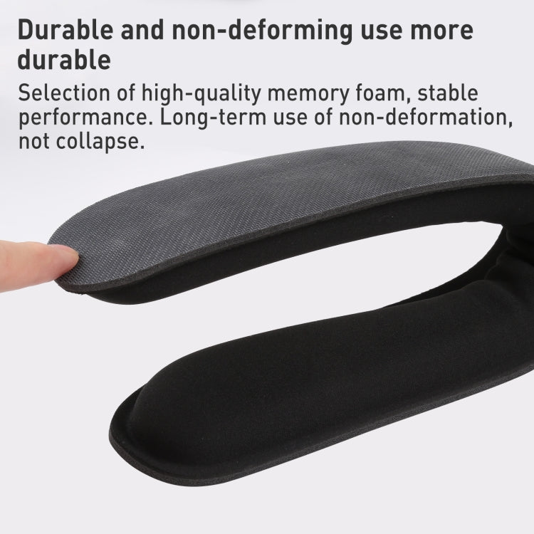 Memory Foam Wrist Guard Keyboard Holder(Black)