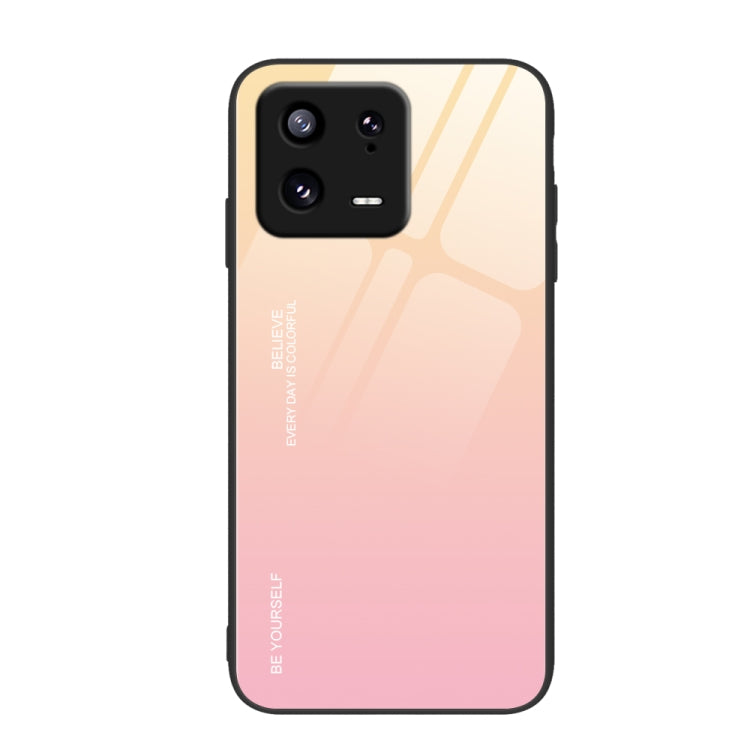 For Xiaomi 13 Gradient Color Glass Phone Case