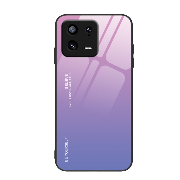 For Xiaomi 13 Pro Gradient Color Glass Phone Case