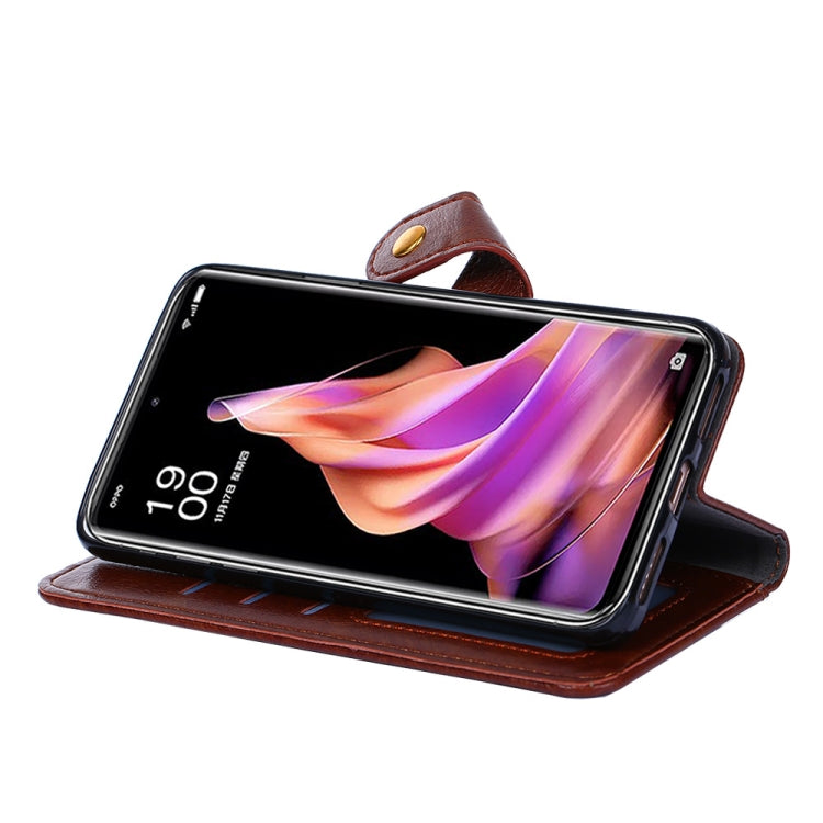 For OPPO Reno9 5G / Reno9 Pro 5G Zipper Bag Leather Phone Case