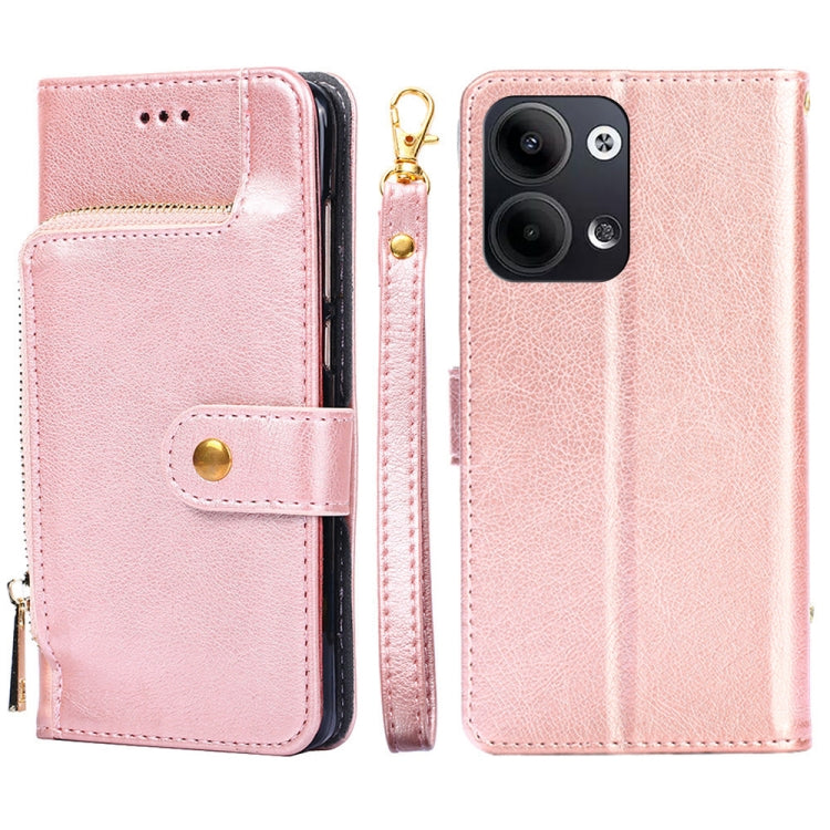 For OPPO Reno9 5G / Reno9 Pro 5G Zipper Bag Leather Phone Case