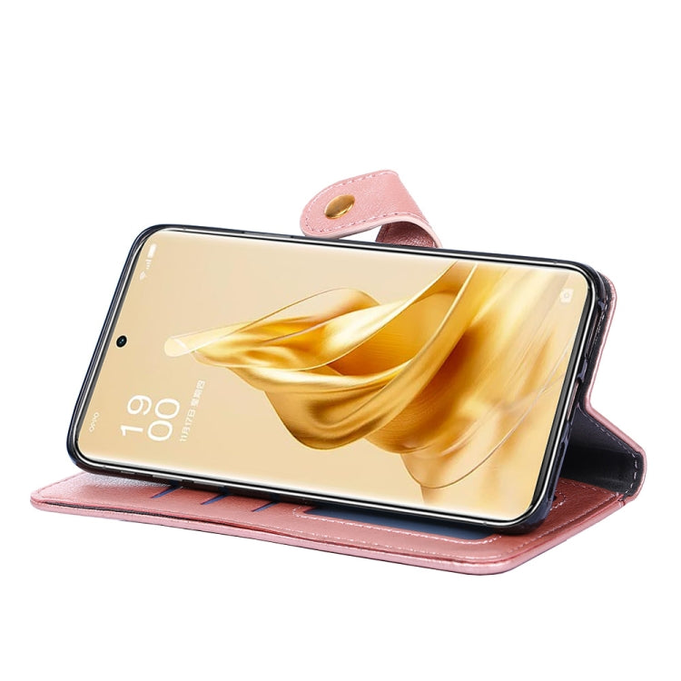 For OPPO Reno9 Pro+ 5G Zipper Bag Leather Phone Case