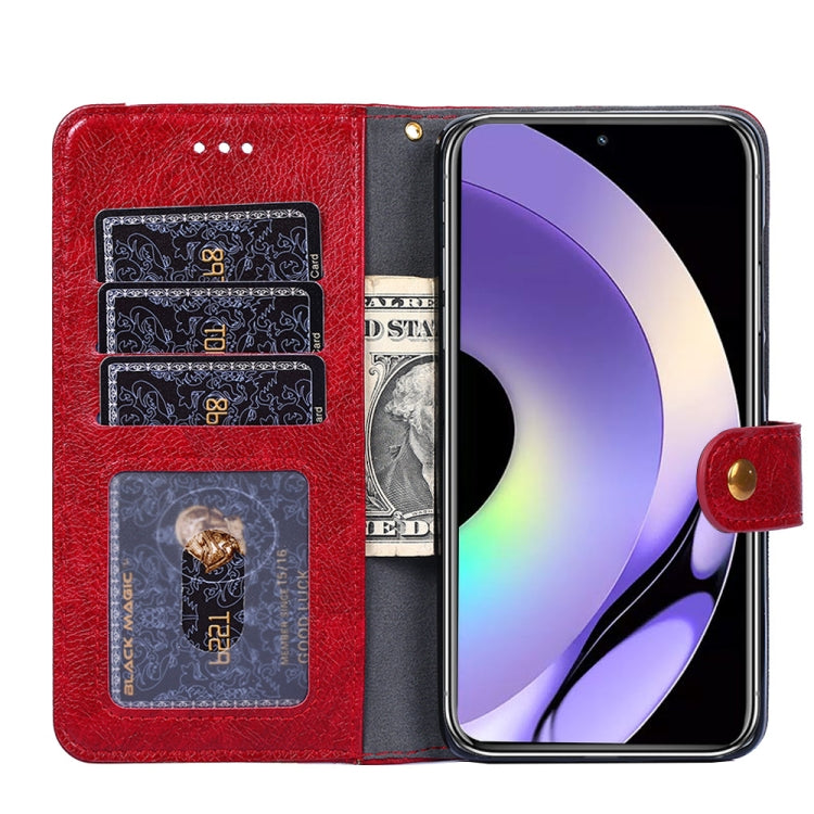 For Realme 10 Pro 5G Zipper Bag Leather Phone Case