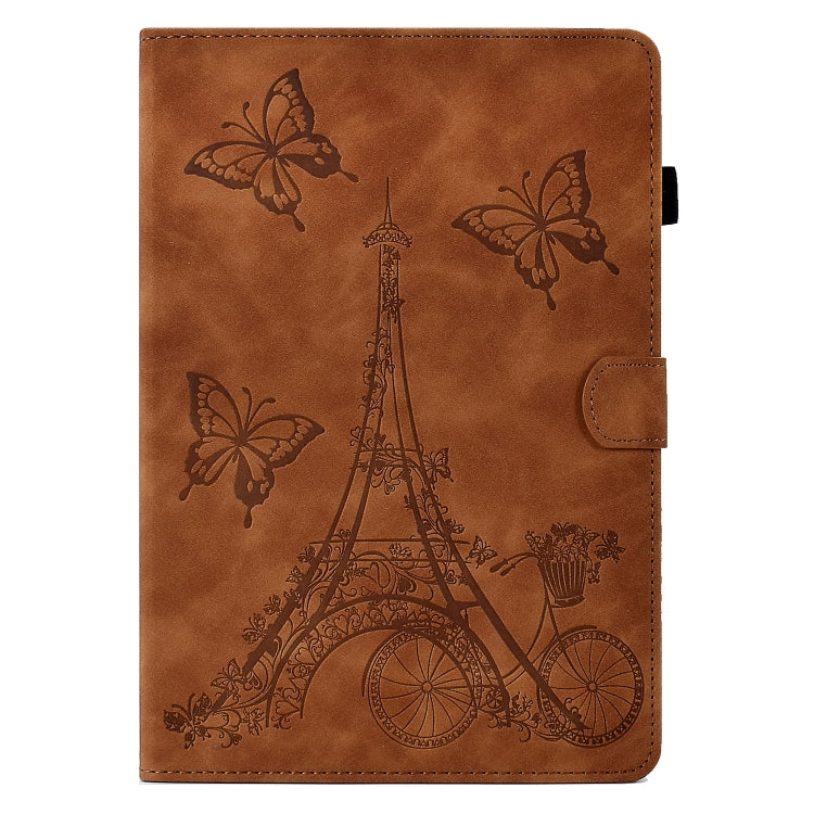 For iPad 10.2 2021/2020/2019 / 10.5 2019/2017 Tower Embossed Leather Smart Tablet Case