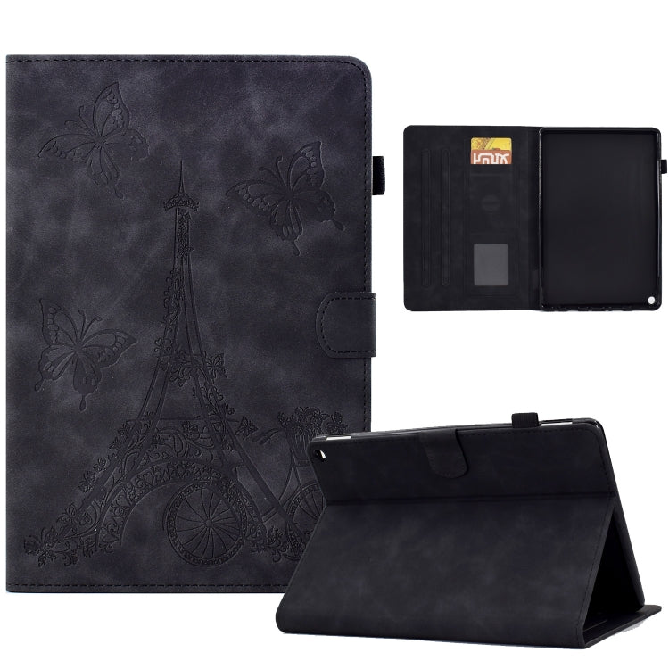 For Amazon Kindle Fire HD10 2021 Tower Embossed Leather Smart Tablet Case