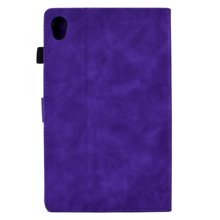 For Lenovo Tab M10 Gen 2 Tower Embossed Leather Smart Tablet Case